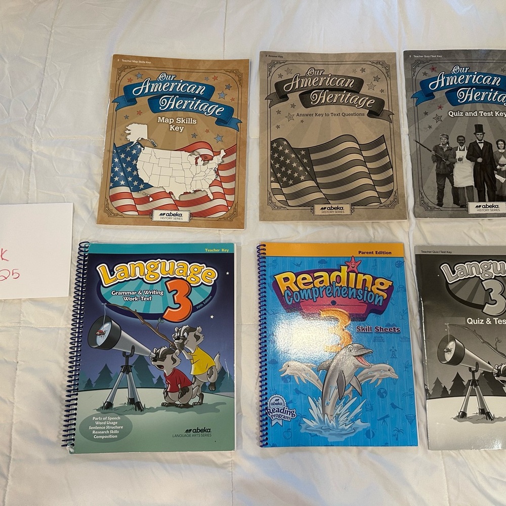 Abeka Educational Books Set